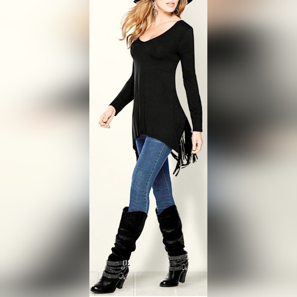 American Rag Black V-Neck Sweater